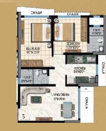  2 BHK Apartment at Sanghvi S3 Epitome, Lower Parel – for Sale