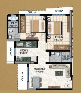 Other, sanghvi-s3-epitome 2 Bedroom 587 Sq.Ft. Apartment In Lower Parel Mumbai 9083973