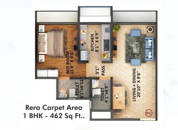  1 BHK Apartment at Sanghvi S3 Proxima, Chembur – for Sale
