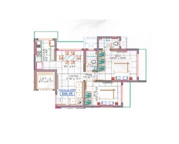  2 BHK Apartment at Sanskruti Splendour, Dahisar East – for Sale