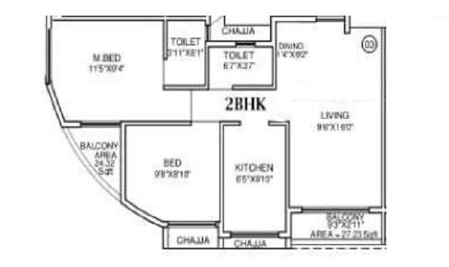 saptarshi mark apartment 2 bhk 586sqft 20212519102539