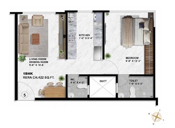  1 BHK Apartment at Sayba Tulip, Kurla – for Sale