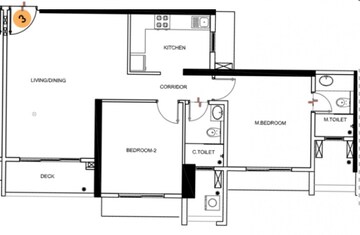  2 BHK Apartment at SD Astron Tower, Kandivali East – for Rent