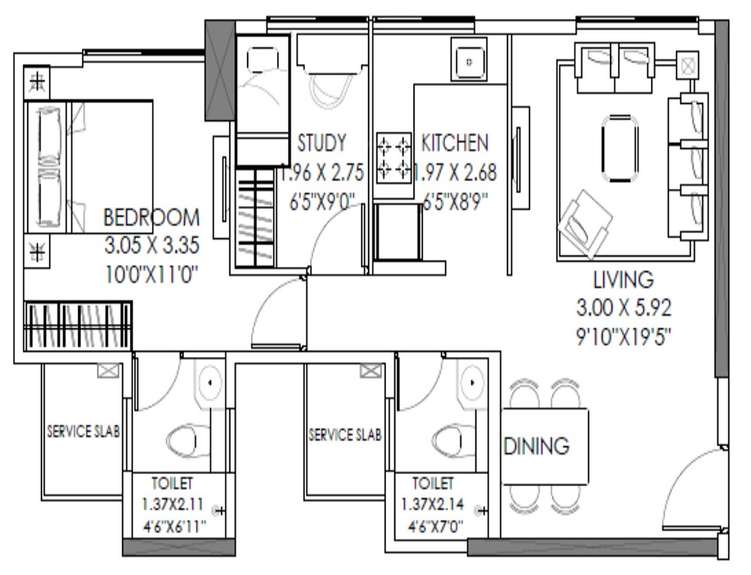 sd aubburn wing c apartment 2 bhk 555sqft 20211113141141