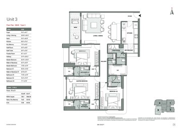  3 BHK Apartment at SDC Cassias, Bandra West – for Rent