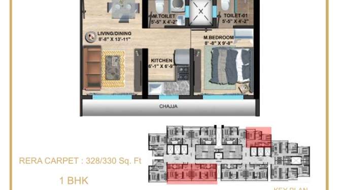 sethia imperial avenue apartment 1 bhk 328sqft 20211123161111