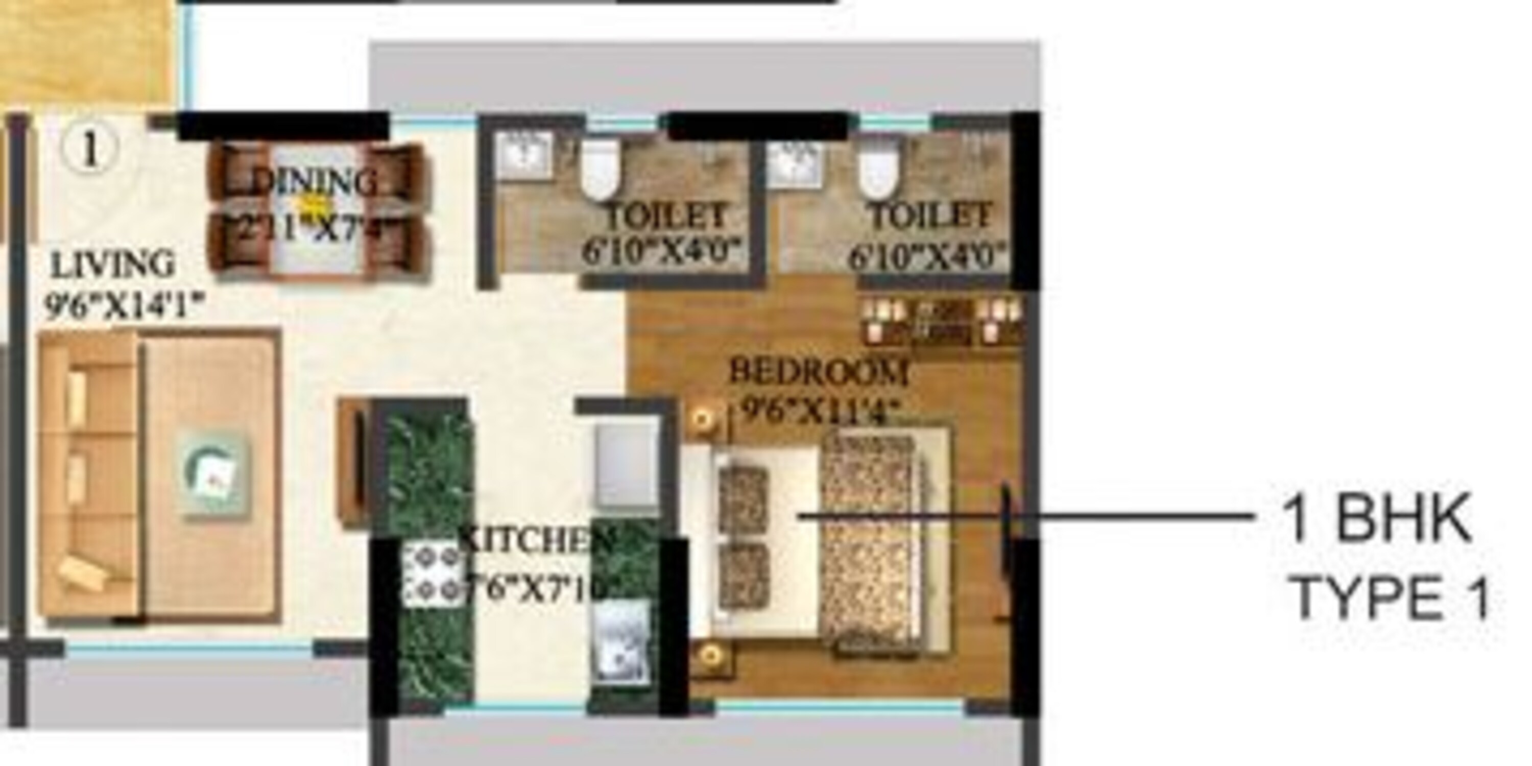 sethia kalpavruksh heights apartment 1bhk 666sqft 1