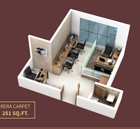 1 BHK 251 Sq. Ft. Apartment in Sevenstar Plaza