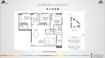  3 BHK Apartment at Shapoorji Pallonji Aubburn Wing A, Kandivali East – for Sale