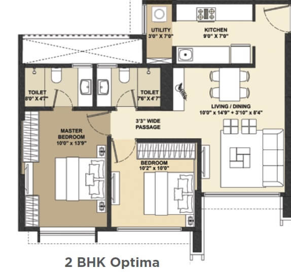 Other, shapoorji-pallonji-vicinia 2 Bedroom 670 Sq.Ft. Apartment In Powai Mumbai 9213756