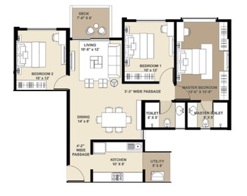  3 BHK Apartment at Shapoorji Pallonji Vicinia, Powai – for Rent