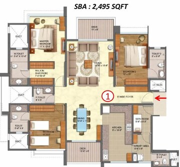  4 BHK Apartment at Shapoorji Pallonji Vicinia, Powai – for Sale