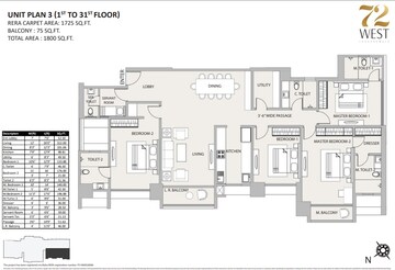  4 BHK Apartment at Sheth 72 West, Yamnuna Nagar – for Sale
