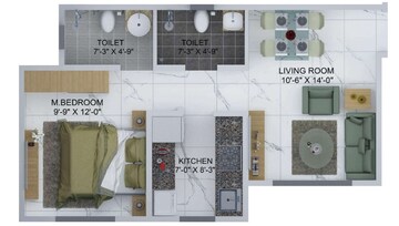  1 BHK Apartment at Sheth Avante, Mumbai Central Suburbs – for Rent