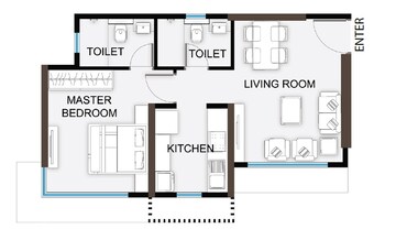  1 BHK Apartment at Sheth Avante, Mumbai Central Suburbs – for Rent