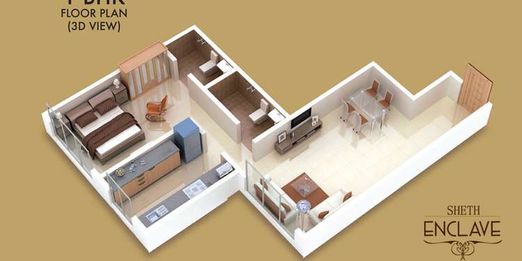 sheth enclave apartment 1 bhk 526sqft 20200924130945