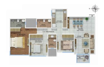  3 BHK Apartment at Sheth Montana, Mulund West – for Sale