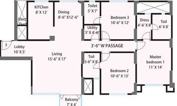  3 BHK Apartment at Sheth Vasant Grandeur, Borivali East – for Sale