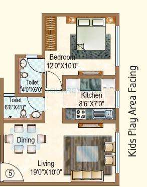 1 Bhk 472 Sq Ft Apartment For Sale In Sheth Vasant Oasis At Rs 1 49 Cr Mumbai