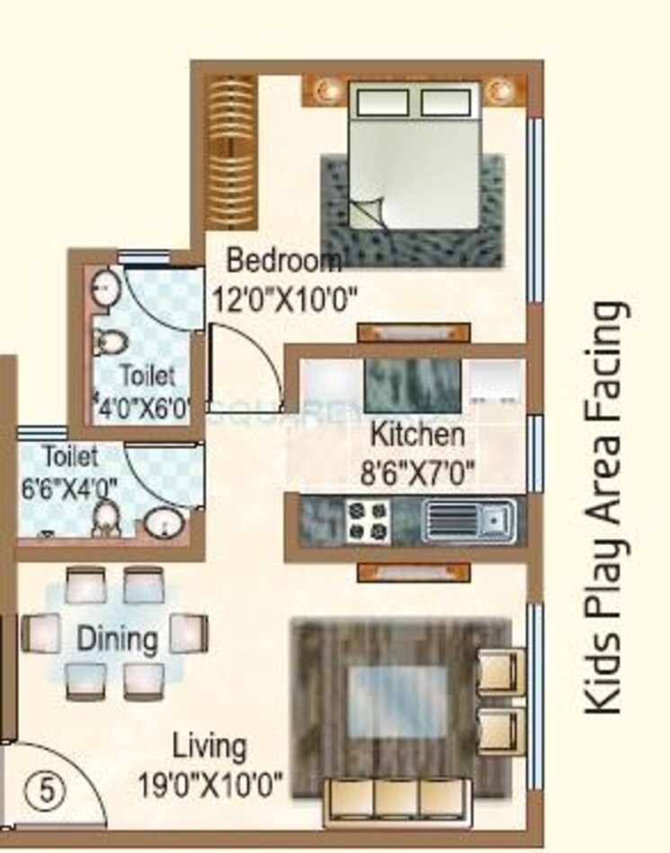 Other, sheth-vasant-oasis 1 Bedroom 472 Sq.Ft. Apartment In Andheri East Mumbai 8840508