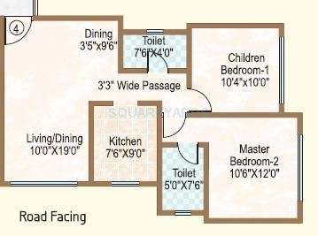 sheth vasant oasis apartment 2 bhk 678sqft 20214627154635