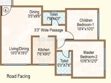  2 BHK Apartment at Sheth Vasant Oasis, Andheri East – for Rent