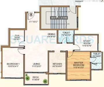  2 BHK Apartment at Sheth Vasant Oasis, Andheri East – for Rent