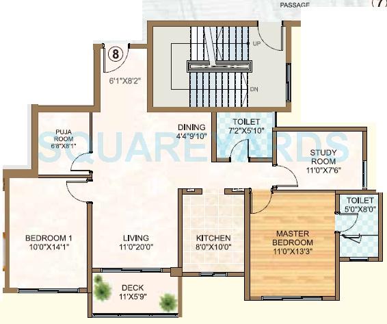 Other, sheth-vasant-oasis 2 Bedroom 848 Sq.Ft. Apartment In Andheri East Mumbai 8752801