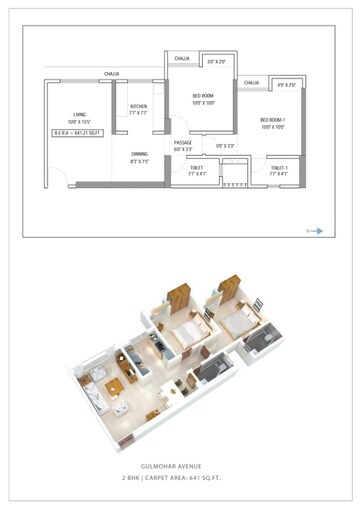  2 BHK Apartment at Shivalik Bandra North Gulmohar Avenue, Bandra East – for Sale