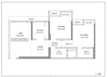  2 BHK Apartment at Shivalik Bandra North Gulmohar Avenue, Bandra East – for Sale
