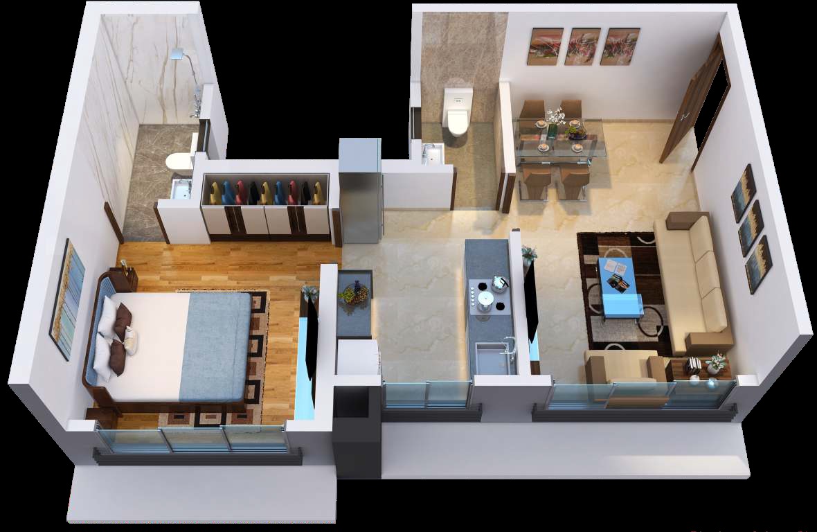 Shivoham Avyukta Neelkamal 1 BHK Layout