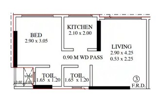 1 BHK Apartment For Resale in Shree Bhaveshwar Heights Dahisar East Mumbai  7038166