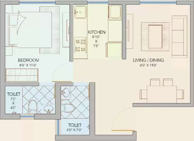 shree dadamaharaj heights apartment 1bhk 399sqft41