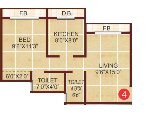 Shree Ganesh Imperial Heritage 1 BHK Layout