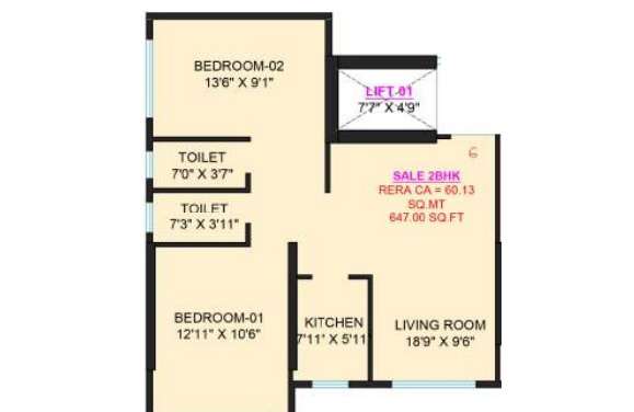 shree pushpanjali residency apartment 2 bhk 647sqft 20231003101036
