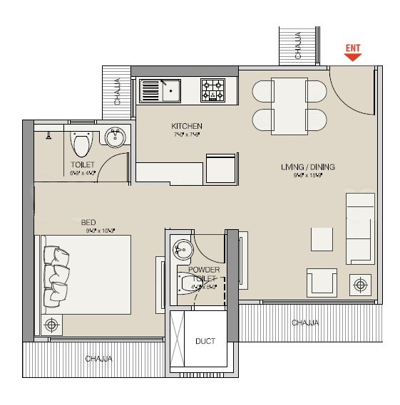 Other, ruparel-livia 1 Bedroom 378 Sq.Ft. Apartment In Kurla Mumbai 8235697