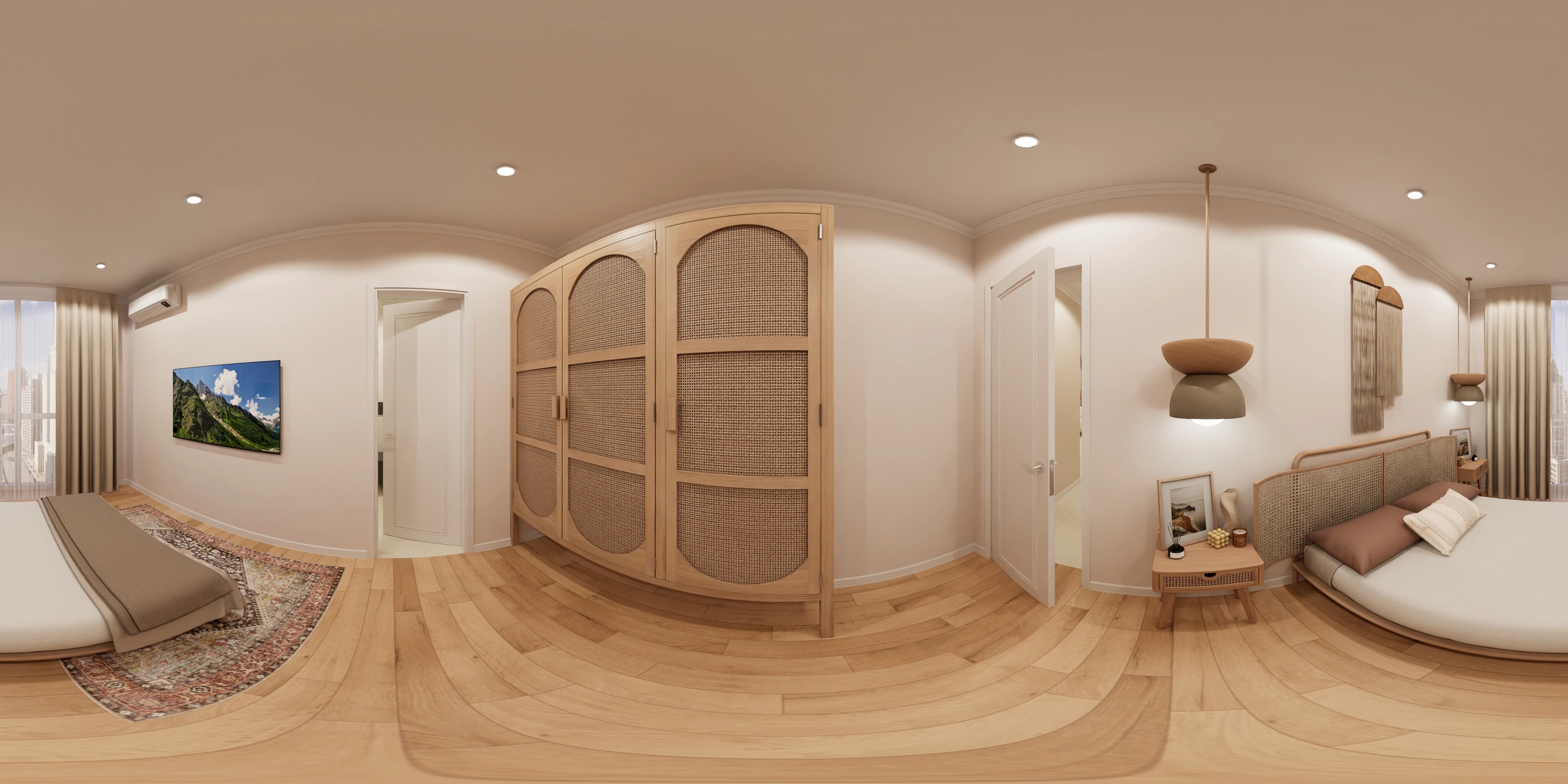 Floor plan of 3 BHK 762 Sq. Ft. Apartment in Shreeji Eternity, Mumbai