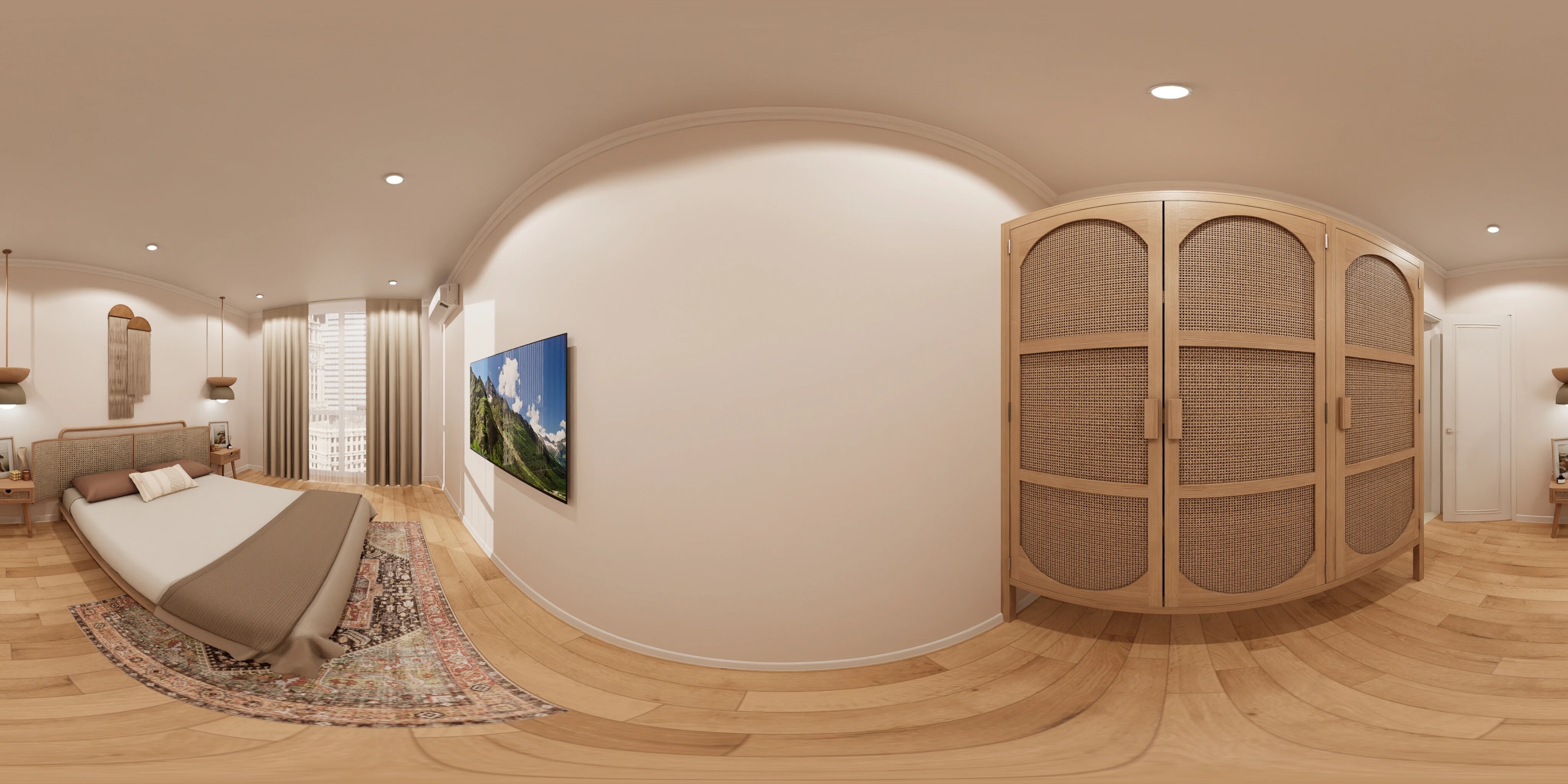 Floor plan of 3 BHK 975 Sq. Ft. Apartment in Shreeji Eternity, Mumbai