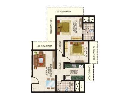 shreenath darshan apartment 2 bhk 779sqft 20231110151105