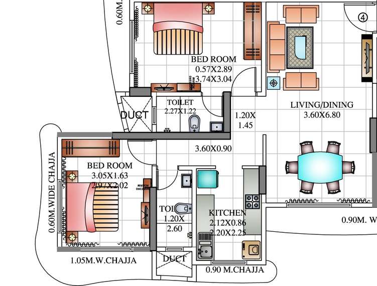 shreepati aradhana apartment 2 bhk 745sqft 20203210183245