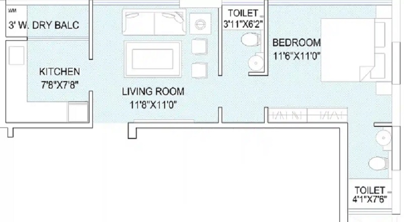 Shubh Cynthiandra 1 BHK Layout