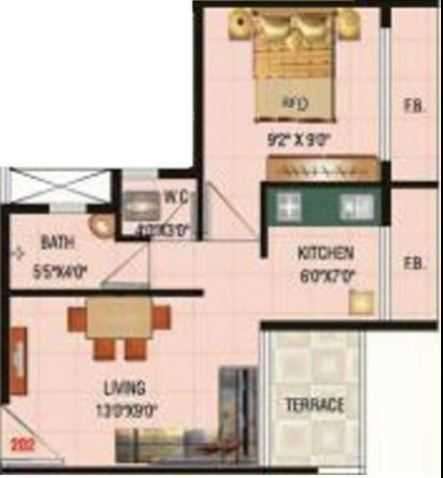 shubh dream heritage apartment 1bhk 595sqft41