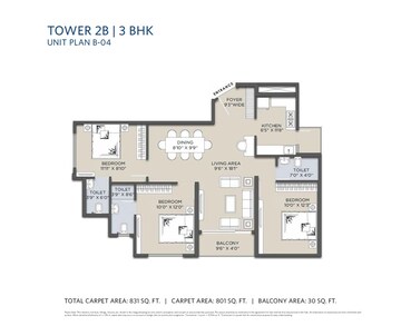  3 BHK Apartment at Siddha Sky, Sion – for Sale