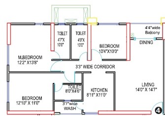 3 BHK Apartment For Resale in Siddha Sky Wadala Mumbai  8145133