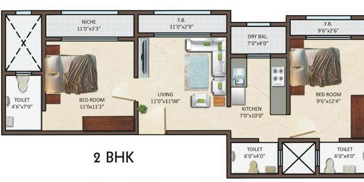 siddharth enclave mumbai apartment 2 bhk 525sqft 20233211153254