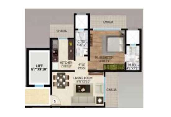 siddhivinayak rooprajat enclave apartment 1 bhk 271sqft 20233822163800