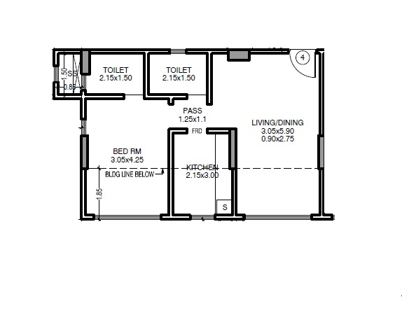 1 BHK 509 Sq. Ft. Apartment in Silver Heights Santacruz