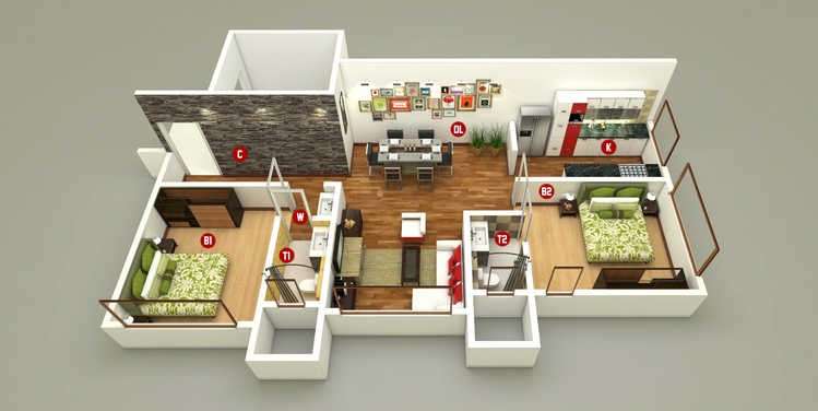 siroya new jagdamba apartment 2 bhk 699sqft 20205617165635