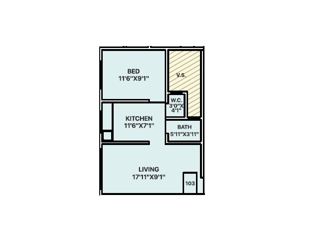 Sneha Umrale Kajal CHS 1 BHK Layout