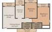 Space Ashley Towres 2 BHK Layout